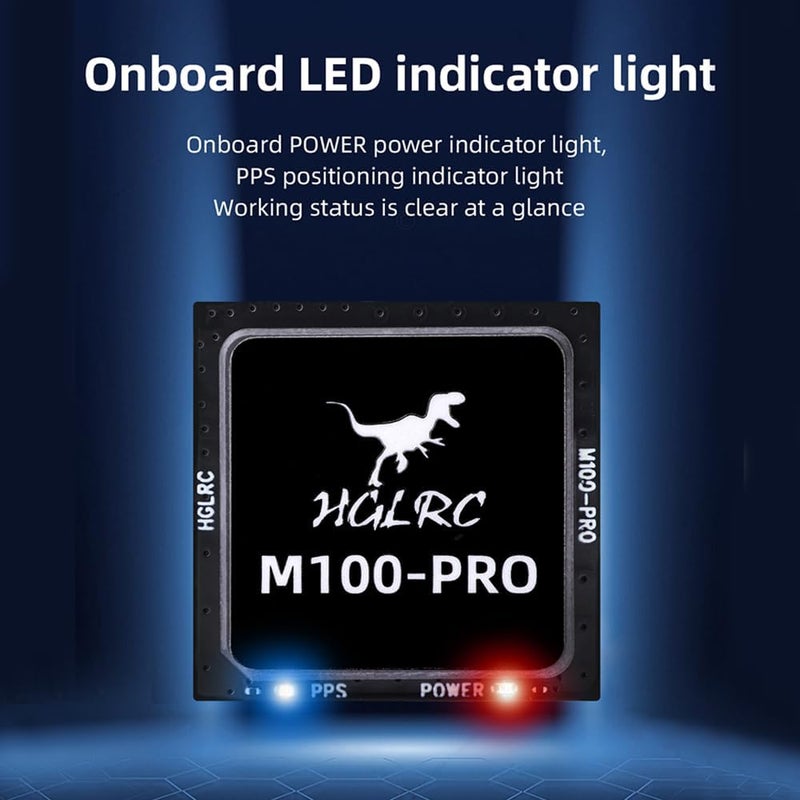 HGLRC M100 Pro GPS QMC5883L Compass, Upgraded 10th Generation Chip Compatible with FPV Fixed-Wing UAV - Image 3